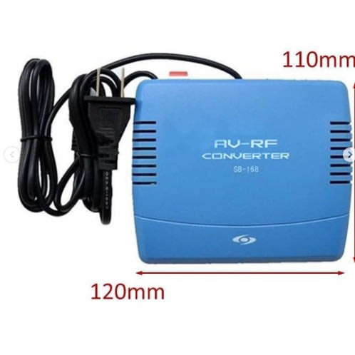 Rf Modulator Av-rf Av-tv Converter Rca Ant Input To F Type Coax Output Dvd