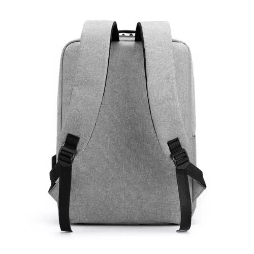 School Laptop Office Backpack Bag - Grey