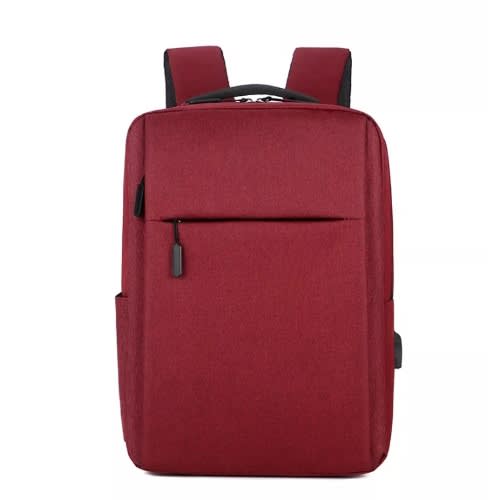 Smart Retro Laptop Backpack - Red -14