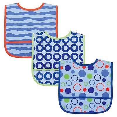 Waterproof Bibs - 3 Piece Set