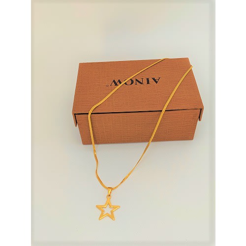 Star Pendant Necklace- Gold