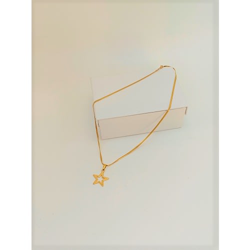 Star Pendant Necklace- Gold