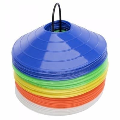 Football Training Flat Cone - 50 Pieces