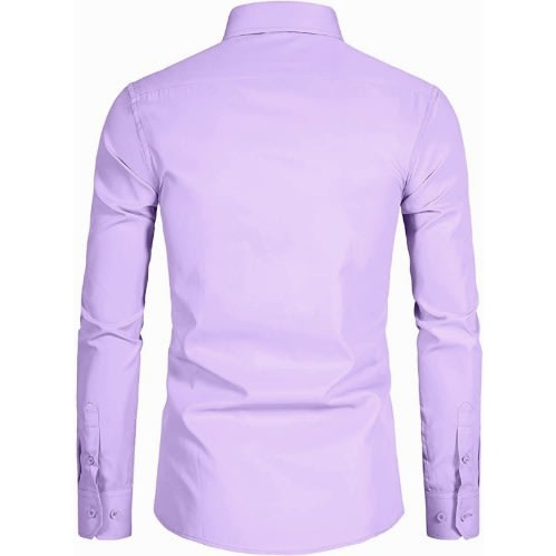 Men's Formal Dress Shirt  - Lilac
