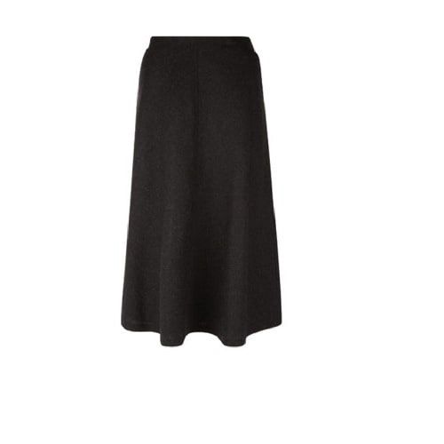 Graphite Melange Bias Skirt