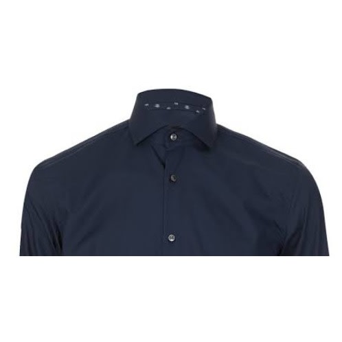 Men's Formal Dress Shirt  - Navy Blue