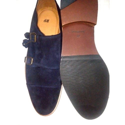 Suede Men's Shoe - Blue