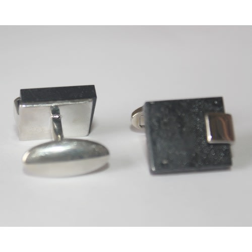 Crafty Men Dope Cuff-links-black/silver. Mc-6053