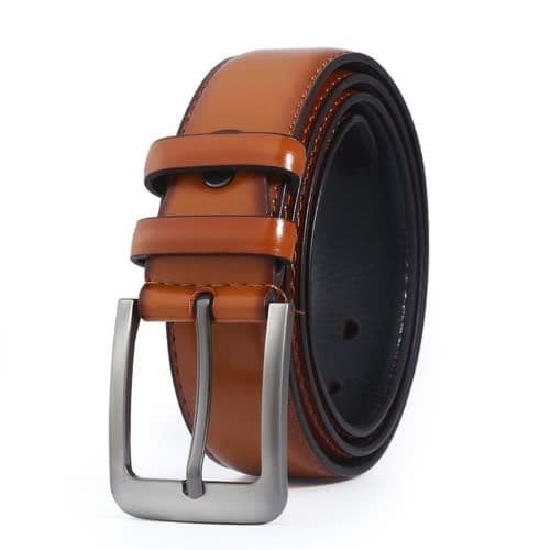 Men's Leather Belt - brown