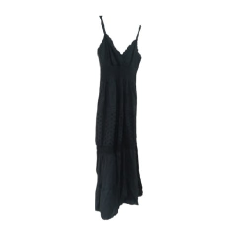 Young Women's Long Dress- Black