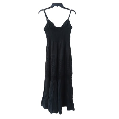 Young Women's Long Dress- Black