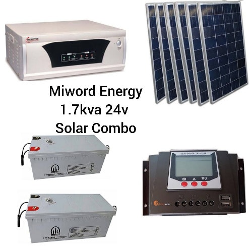 1.7kva 24v Solar System Combo