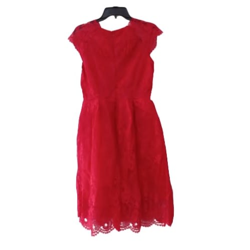 Young Women's Short Red Dress