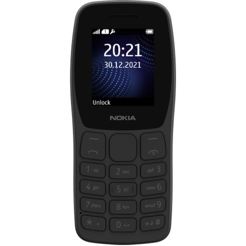 105 Africa Edition - 1.77" QQVGA - Dual SIM -  4MB ROM - 4MB RAM - FM Wireless - 800mAh - Charcoal
