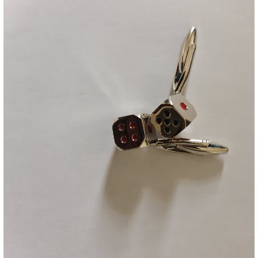 Silver Dice Cufflinks For Men