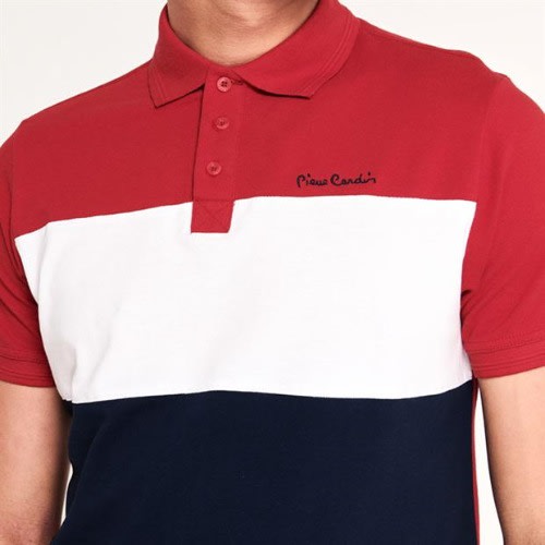 Cut And Sew Polo Shirt Mens