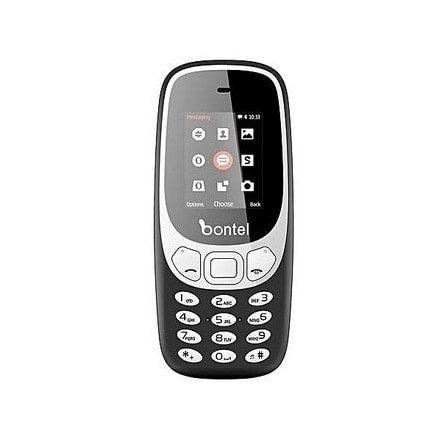 3310 With Torch Light & 1,000 Mah Battery - Black