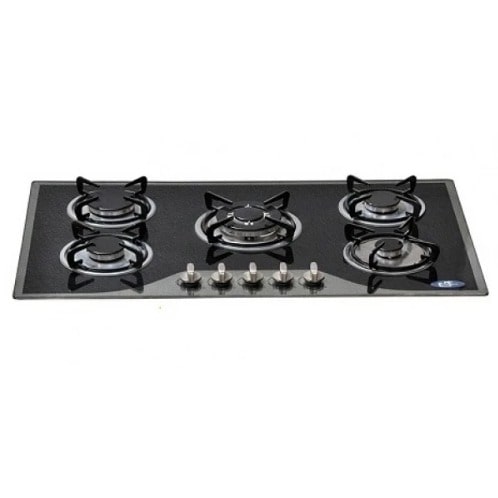 5-burner Built-in Gas Cooker Glass