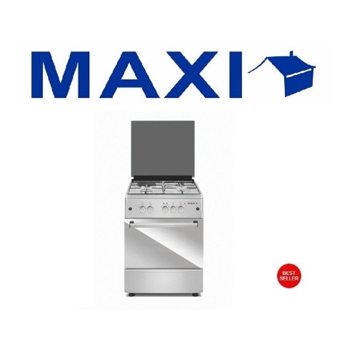 Gas Cooker 60 X 60cm - 3G+1E - M4 Inox