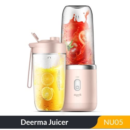 Deerma Portable Wireless Multipurpose USB Rechargeable Juicer  -  1500mAh - 400ml - 140W