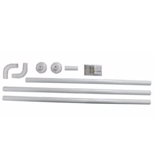 Curtain Rod & Accessories- White
