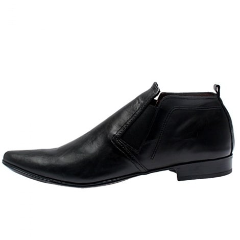 Pointed Low Ankle Shoe with Elastic Fastening