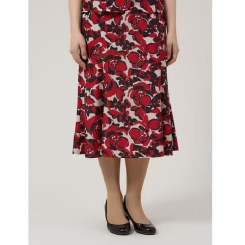 Abstract Poppy Skirt - Multicolour