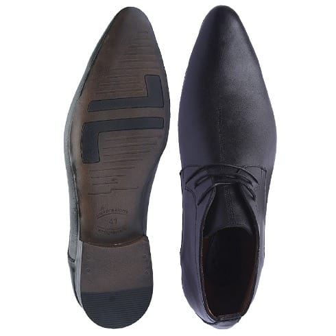 Pointed Low Ankle Lace-up