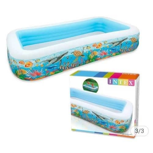 Intex Inflatable Swimming Pool- Family Size