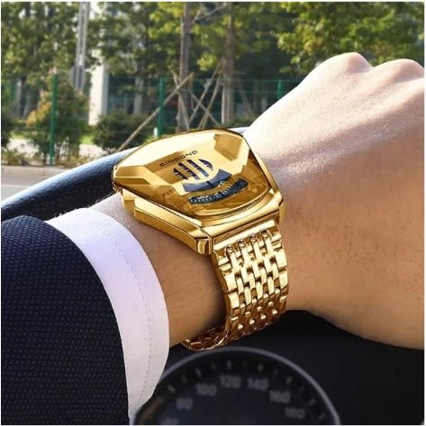 Non Fading Gold  Plated Wristwatch