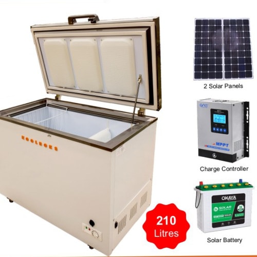 208l Capacity Of Solar Deep Freezer