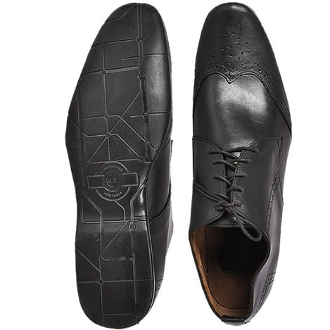 Round Toes Low Ankle Formal Shoe - Black