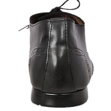 Round Toes Low Ankle Formal Shoe - Black