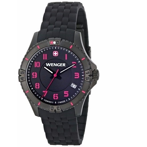 Women's 0121.105 Analog Display Swiss Made Black Watch