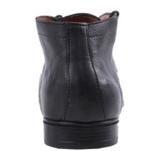 Round Toes Low Ankle Derby-black