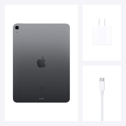iPad Air (4th Gen) - 10.9" - 64GB ROM - Wi-Fi + Cellular - 5G LTE - Single Nano SIM - Space Gray