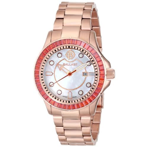 Women's BL-5101-44 Vanguard Analog Display Swiss Made Rose Gold Watch