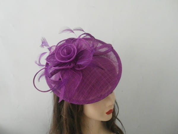 Inspired Edge Fascinator -  Purple