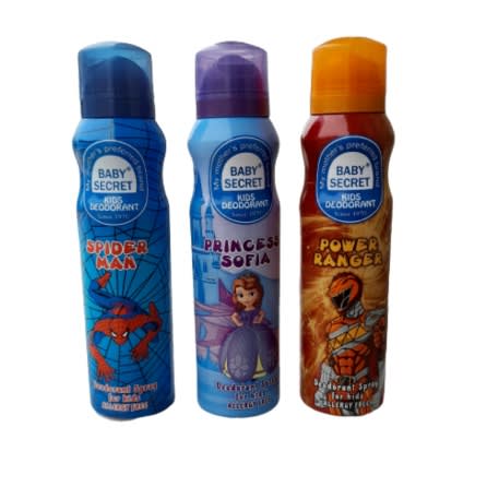 Kid's Deodorant- 3 Flavours X150ml