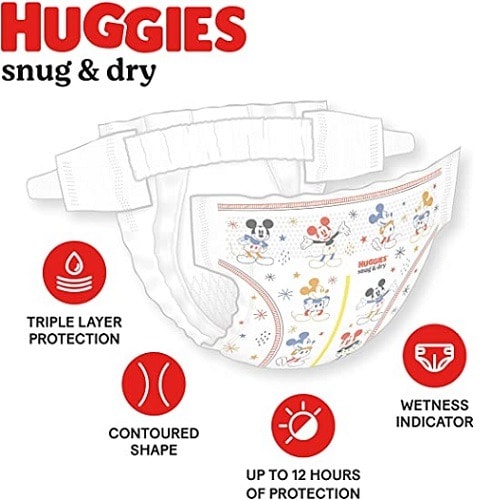 Snug & Dry Baby Diapers - Size 3 - 168 Count