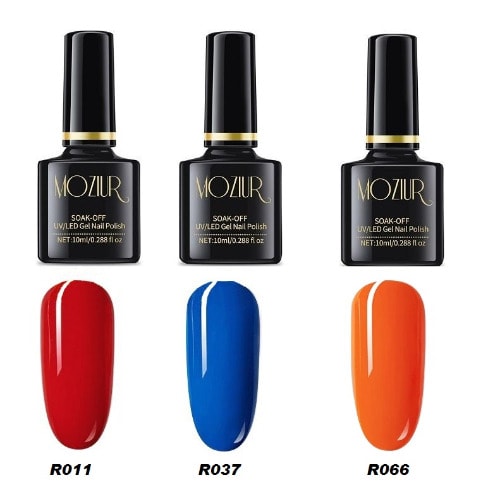 Mz-35 Uv Gel Nail Polish Set- 10ml x3