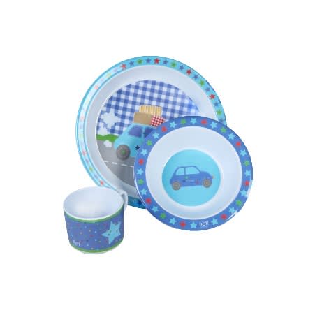 Children Plate Set - Blue