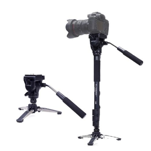 Yunteng Vct-288 Photography Monopod With Fluid Pan Head For Dslr Cameras