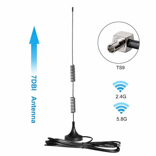 4G 5G LTE Omni Directional Antenna For WIFI Modem Router With TS9 Connector