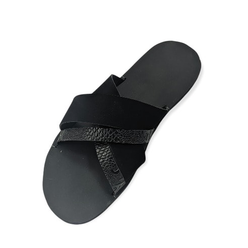 Cross Pattern Slide For Men