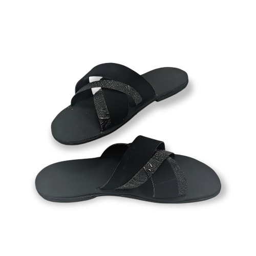 Cross Pattern Slide For Men