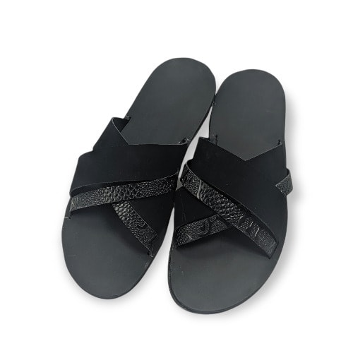 Cross Pattern Slide For Men