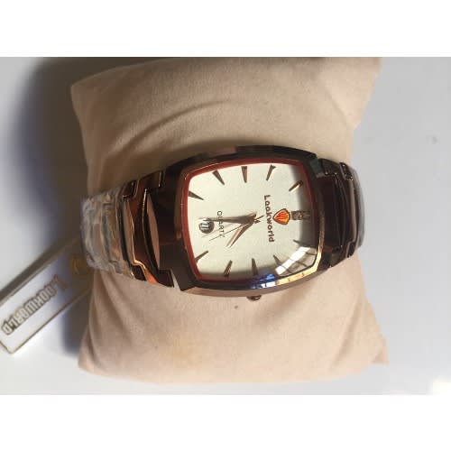 Brown Stylish Bracelet Strap Unisex Wrist Watch- Brown