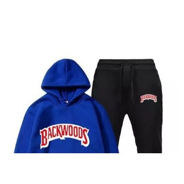 Backwoods Blue Hoodie And Black Jogger