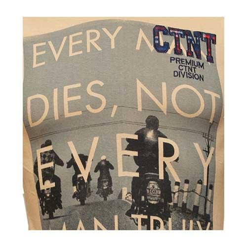 Men's Print T-shirt - Beige